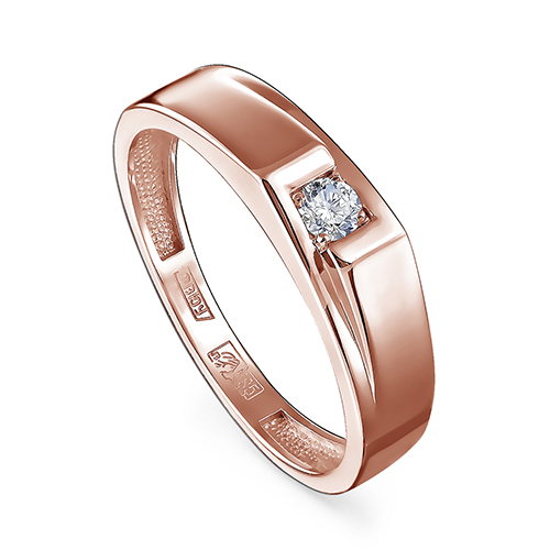 Кольцо, золото, бриллиант, 11-01250-1000